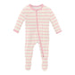 Lotus Sweet Stripe Zipper Footie