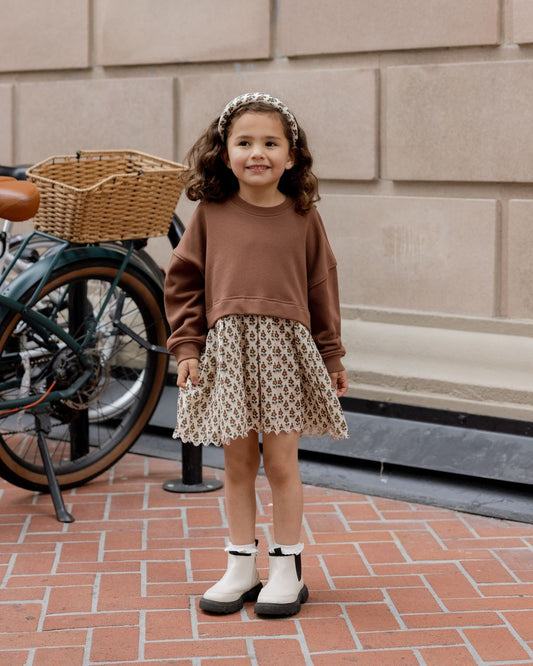 Sweatshirt Dress // Vintage Bloom