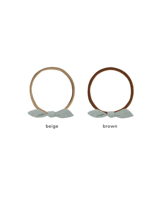 Little Knot Headband // Steel Blue