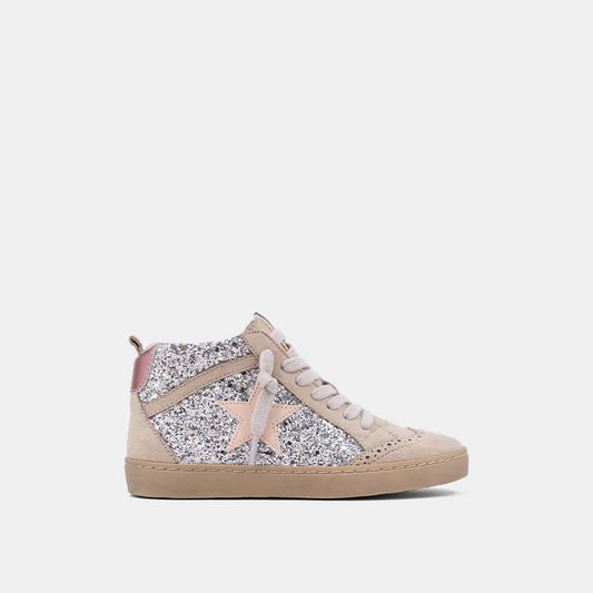 Paulina Mini Sneaker // Sterling Glitter  (Kids)