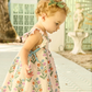 Ailee Dress Set // Pink Dewdrop Block Print