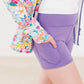 Petal Power Full Zip Jacket & Active Shorties