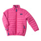Raspberry Rose Puffer Jacket