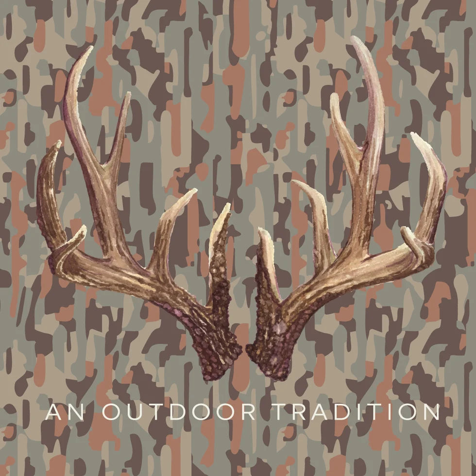 Pro Performance Hoodie T-shirt Deer Antlers // Neutral Camo