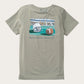 Pro Performance Short Sleeve T-shirt Football Art // Sage Green