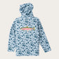 Pro Performance Hoodie T-shirt Trout Art // Coastal Blues Camo