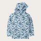 Spinnerbait Hooded Sweatshirt // Coastal Blues Camo
