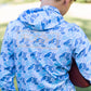 Camo Performance Hoodie // Orange Fish
