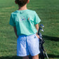 Marine Green Short Sleeve Performance Tshirt // Golf