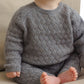 Cozy Heather Knit Jumpsuit // Heathered Slate