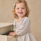 Lainey Romper // Cloud Stripe