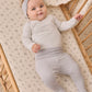 Side Snap Bodysuit + Pant Set // Cloud Stripe