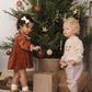 Velour Baby Dress // Redwood