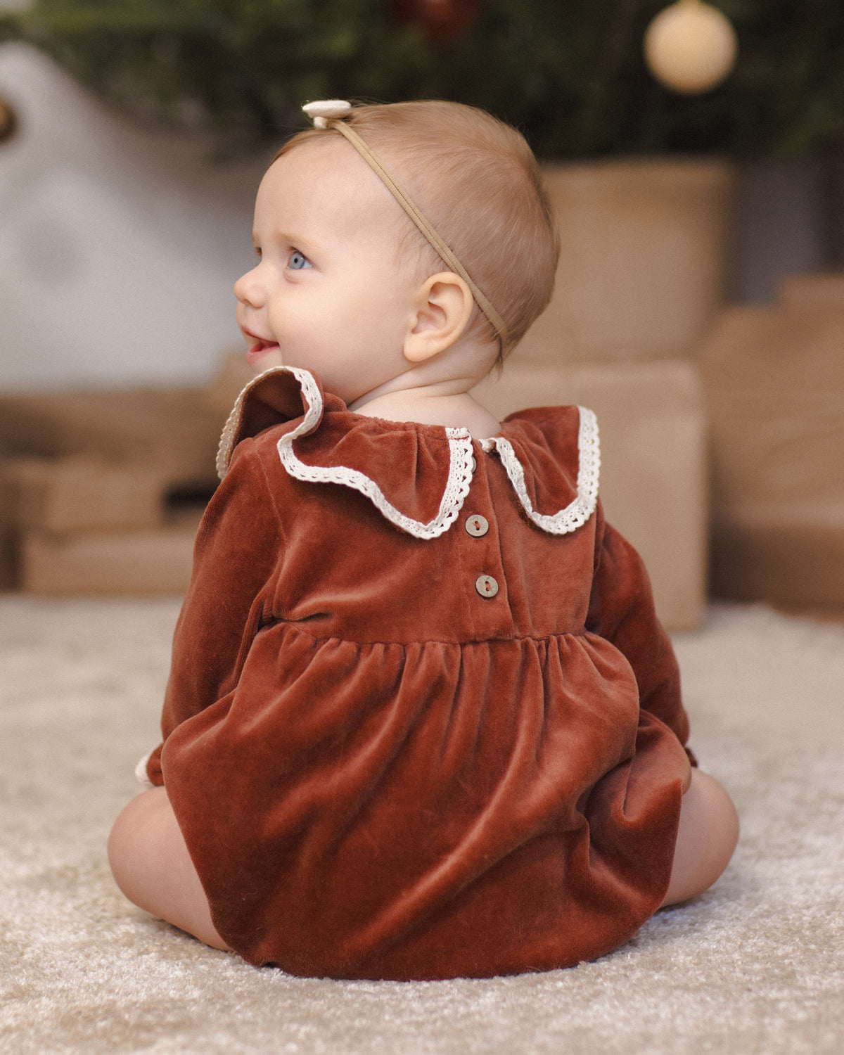 Wendy Bubble Romper // Redwood