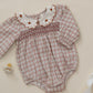 Callie Bubble Romper // Christmas Plaid