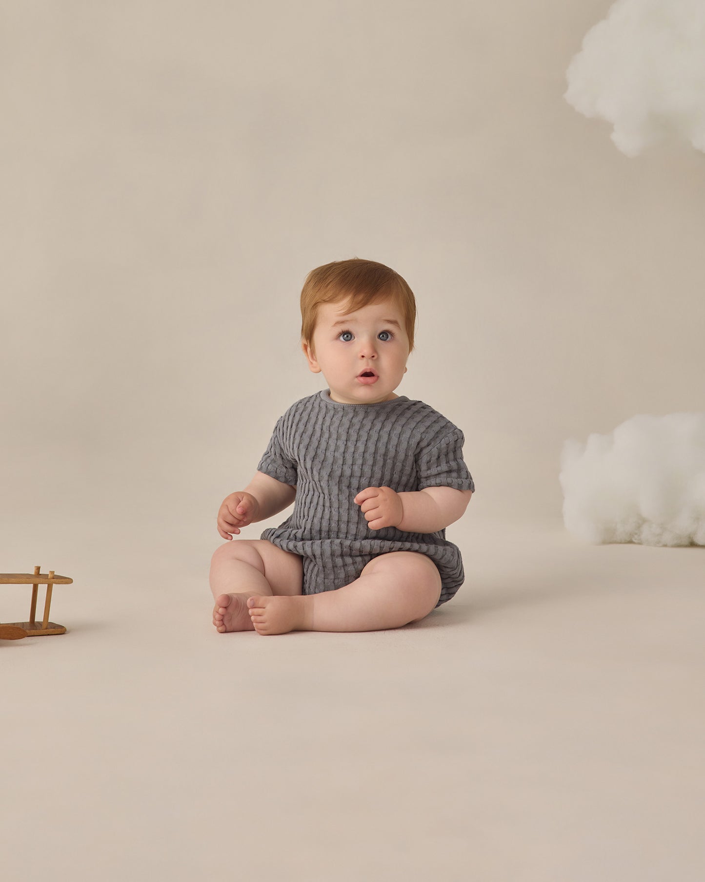 Relaxed Bubble Romper // Ocean