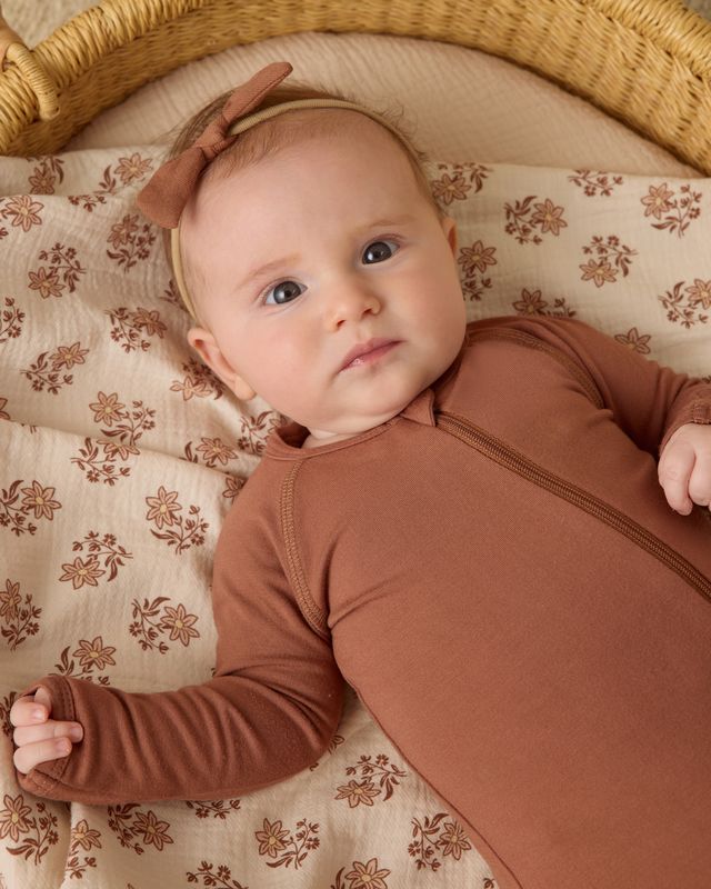 Bamboo Footie // Cedar