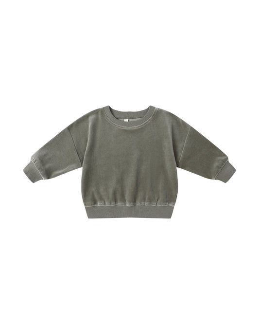 Velour Relaxed Sweatset || Forest