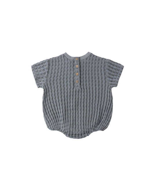 Relaxed Bubble Romper // Ocean