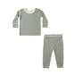 Green check kid's pajama set