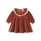 Velour Baby Dress // Redwood