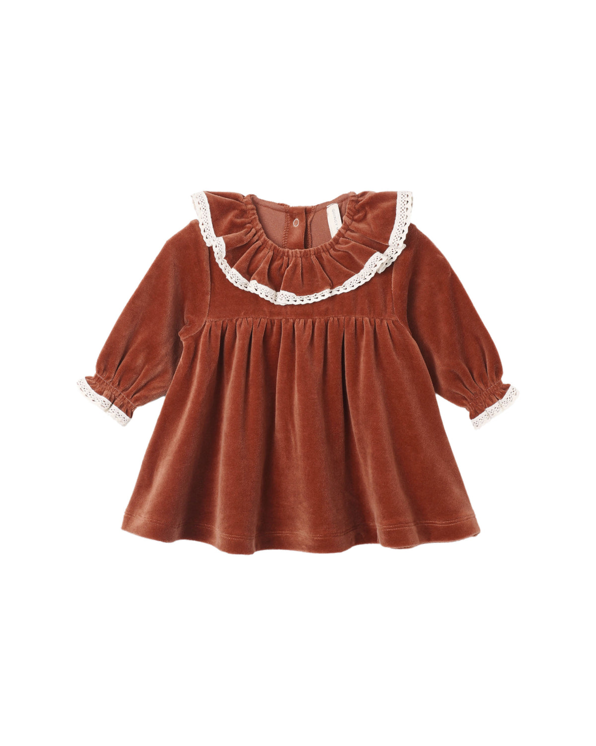 Velour Baby Dress // Redwood