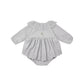 Thalia Dress Romper // Cloud