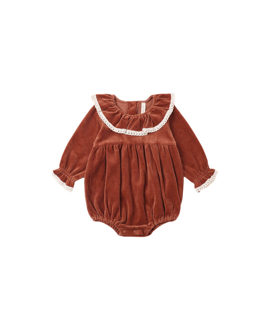 Wendy Bubble Romper // Redwood