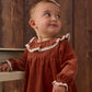 Velour Baby Dress // Redwood
