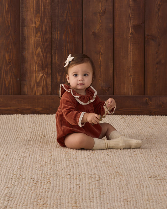 Wendy Bubble Romper // Redwood