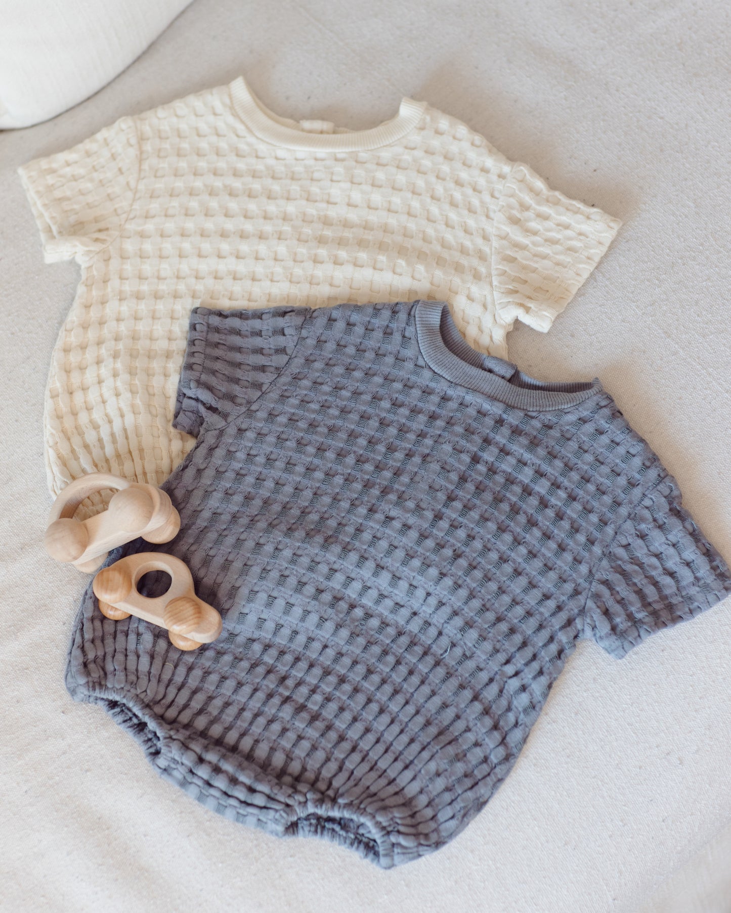 Relaxed Bubble Romper // Ocean