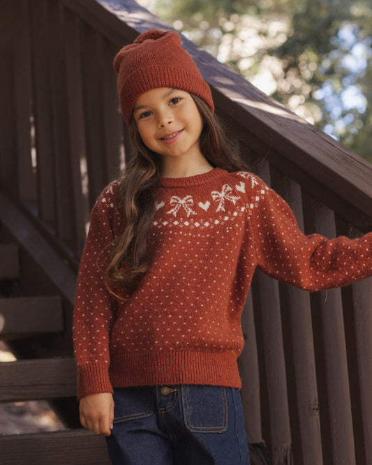 Fair Isle Sweater // Ruby