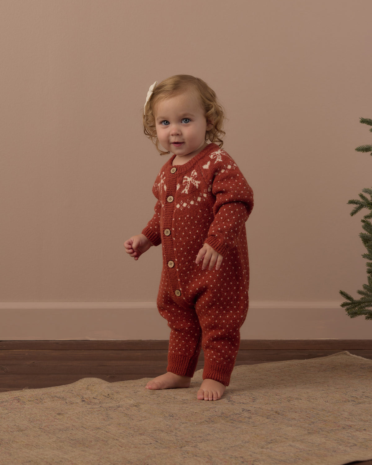 Fair Isle Holiday Romper // Ruby