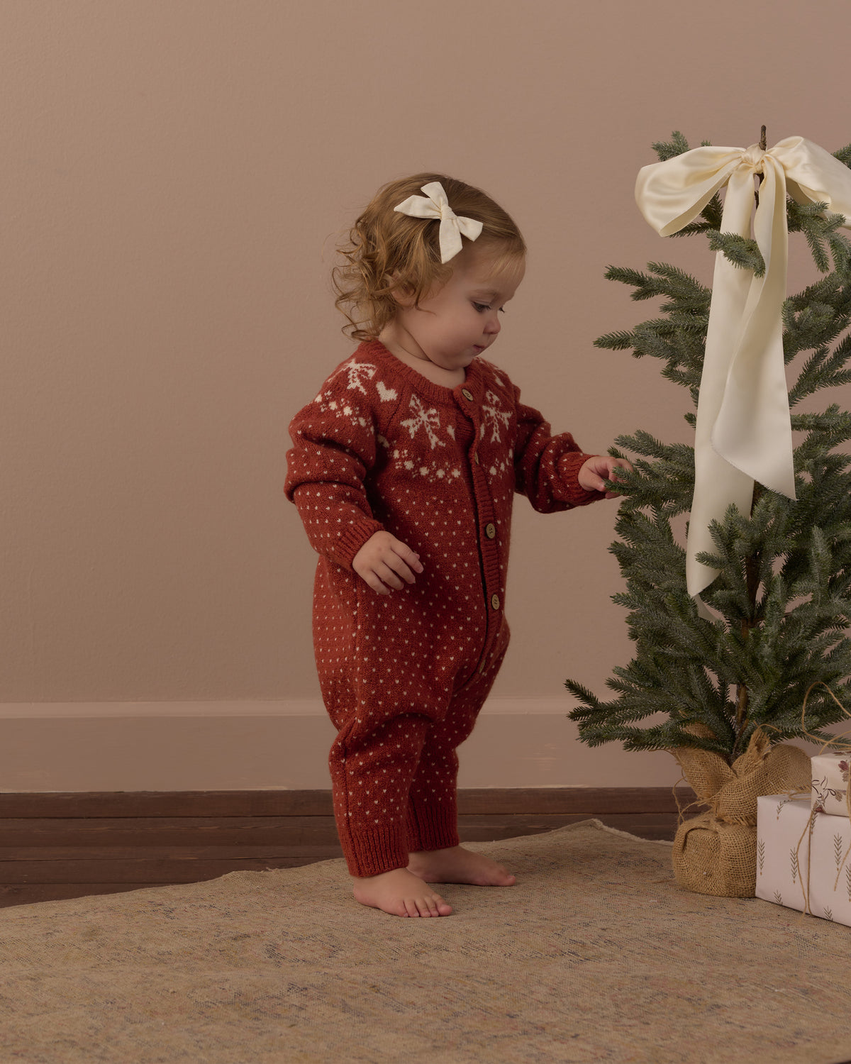 Fair Isle Holiday Romper // Ruby