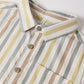 Collared Short Sleeve Button Down // Valencia Stripe