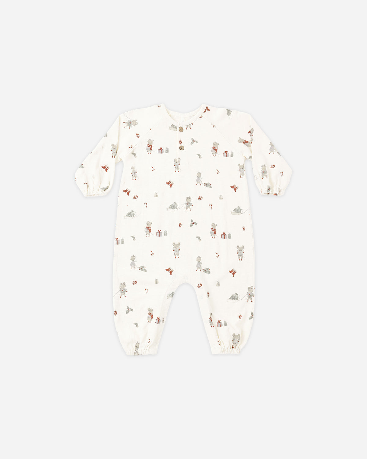 Henley Jumpsuit // Holiday Mouse