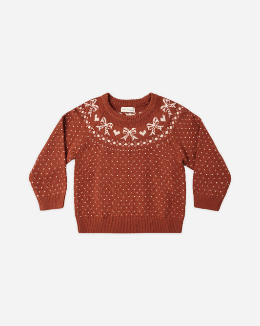Fair Isle Sweater // Ruby