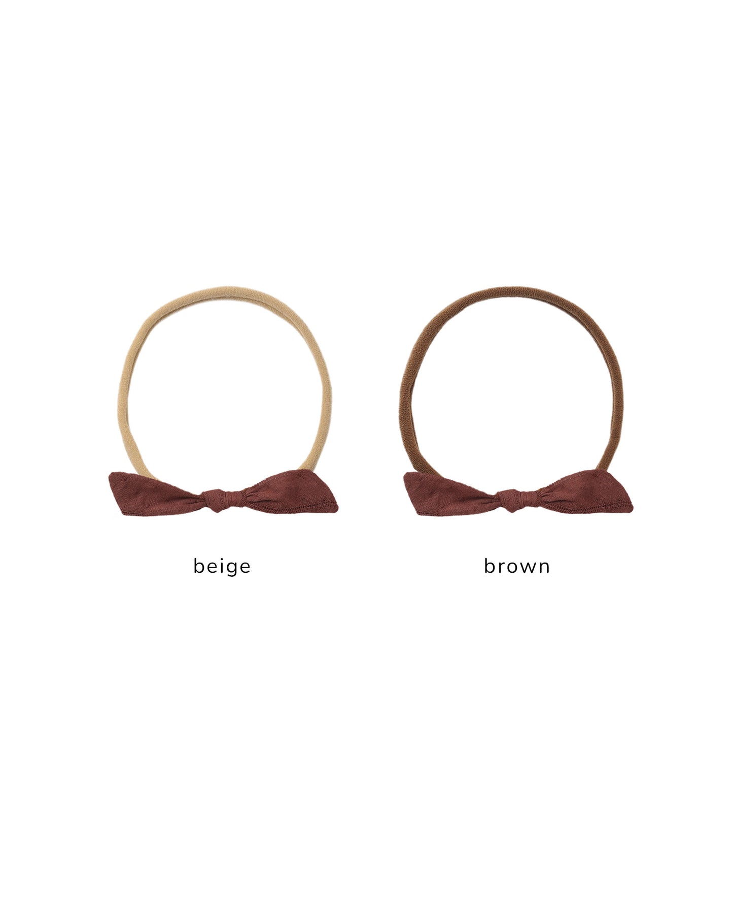 Brown color knot headband 