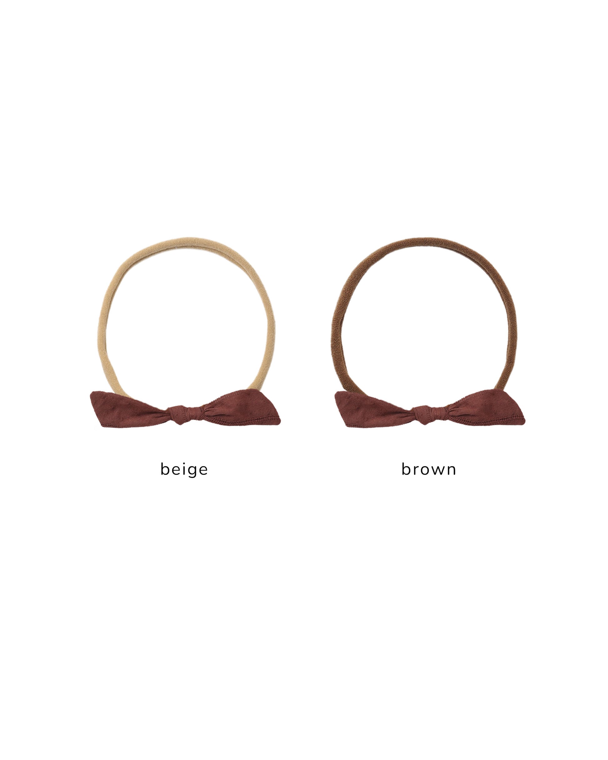 Brown color knot headband 
