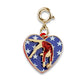 Gold Rebel Girls Gymnast Charm