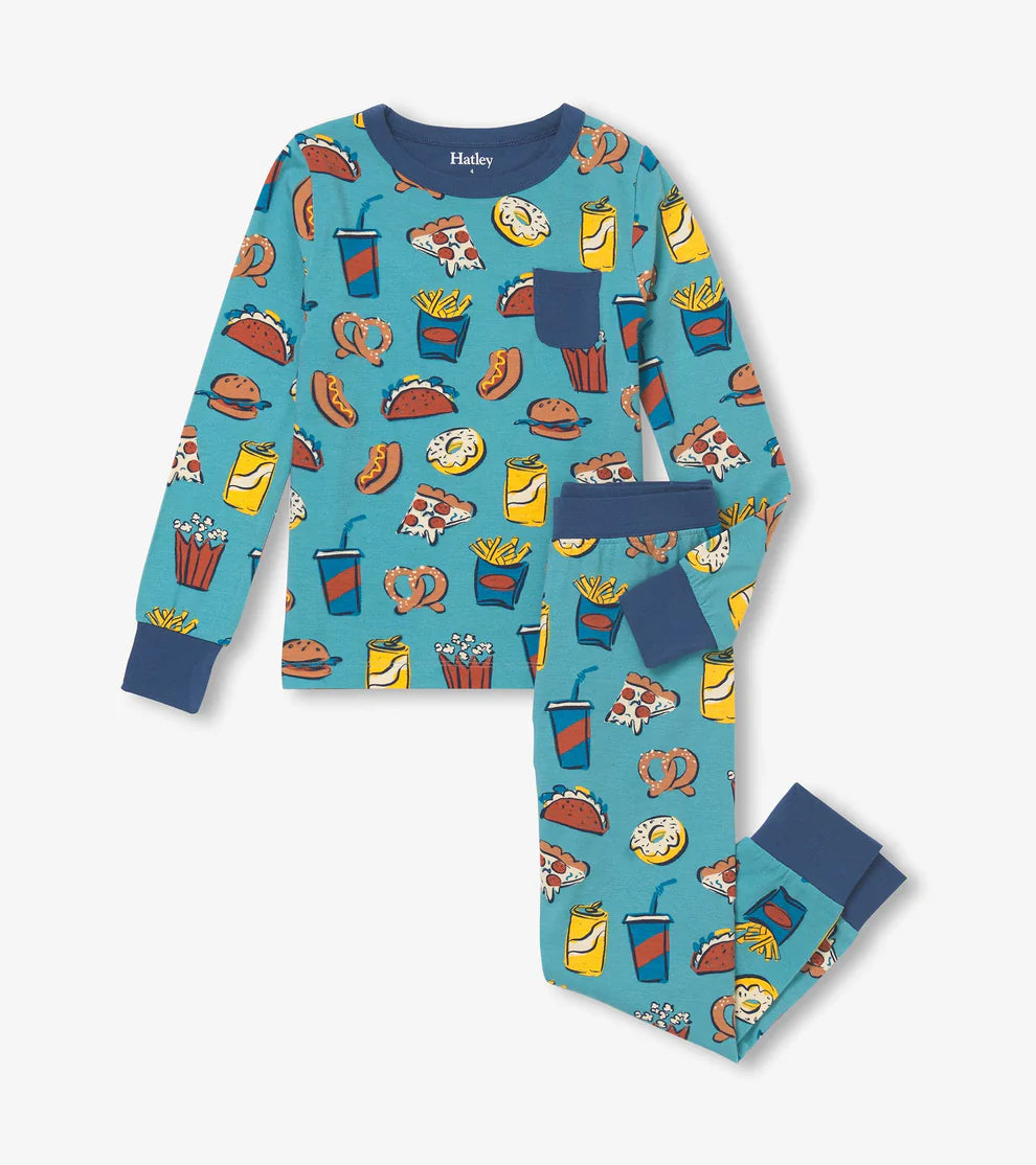 Carnival Eats Bamboo Pajama Set