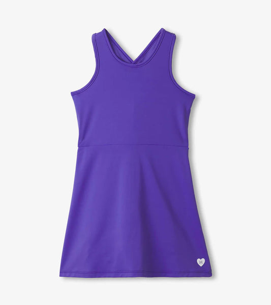 Purple Opulence Active A-Line Dress