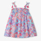 Tropical Floral Smocked Sun Dress