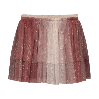 Glitter Mesh Skirt // Huckleberry Pink