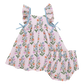 Pink Dress with Floral Design
