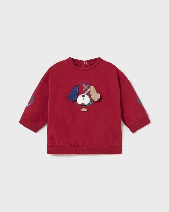 Newborn Baby Sweatshirt // Puppy