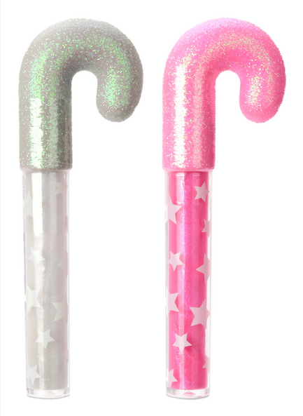 Candy Cane Lip Gloss - Gray