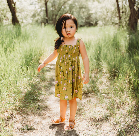 Smocking High & Low Dress