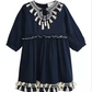 Navy Tassel Dress