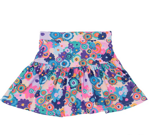 Printed Tennis Skort // Flowers